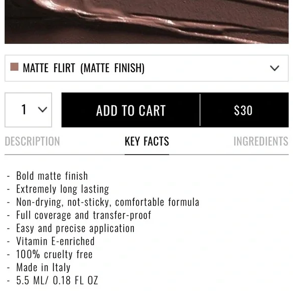 IL MAKIAGE Infinity Lip Cream - Matte Flirt - Picture 8 of 11